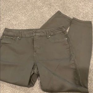 Maurices Olive Jeggings
